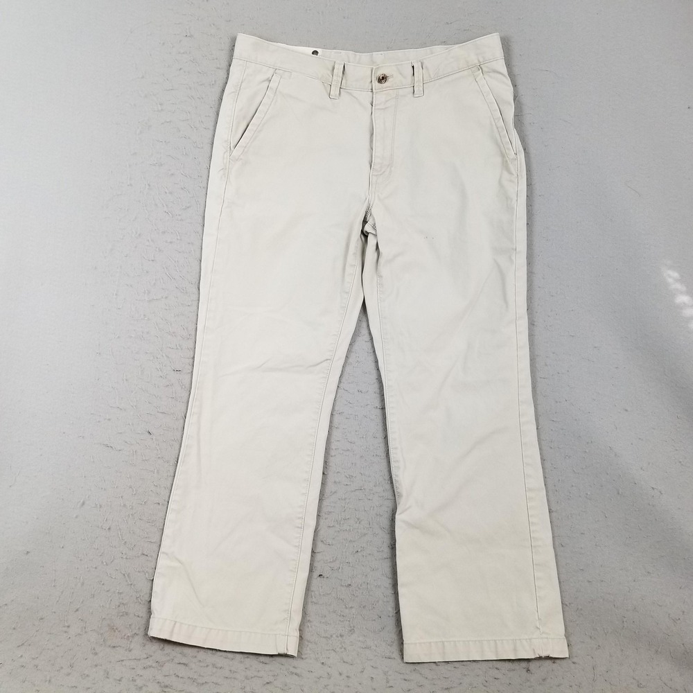 Gap 1969 Worker Pants Mens 36W Beige Khaki Chino Workwear Cotton Casual